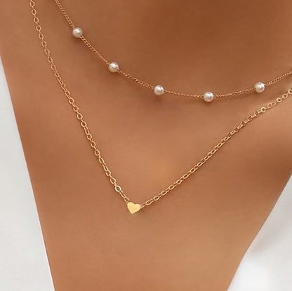 Baroque Pearl Double Layer Necklace