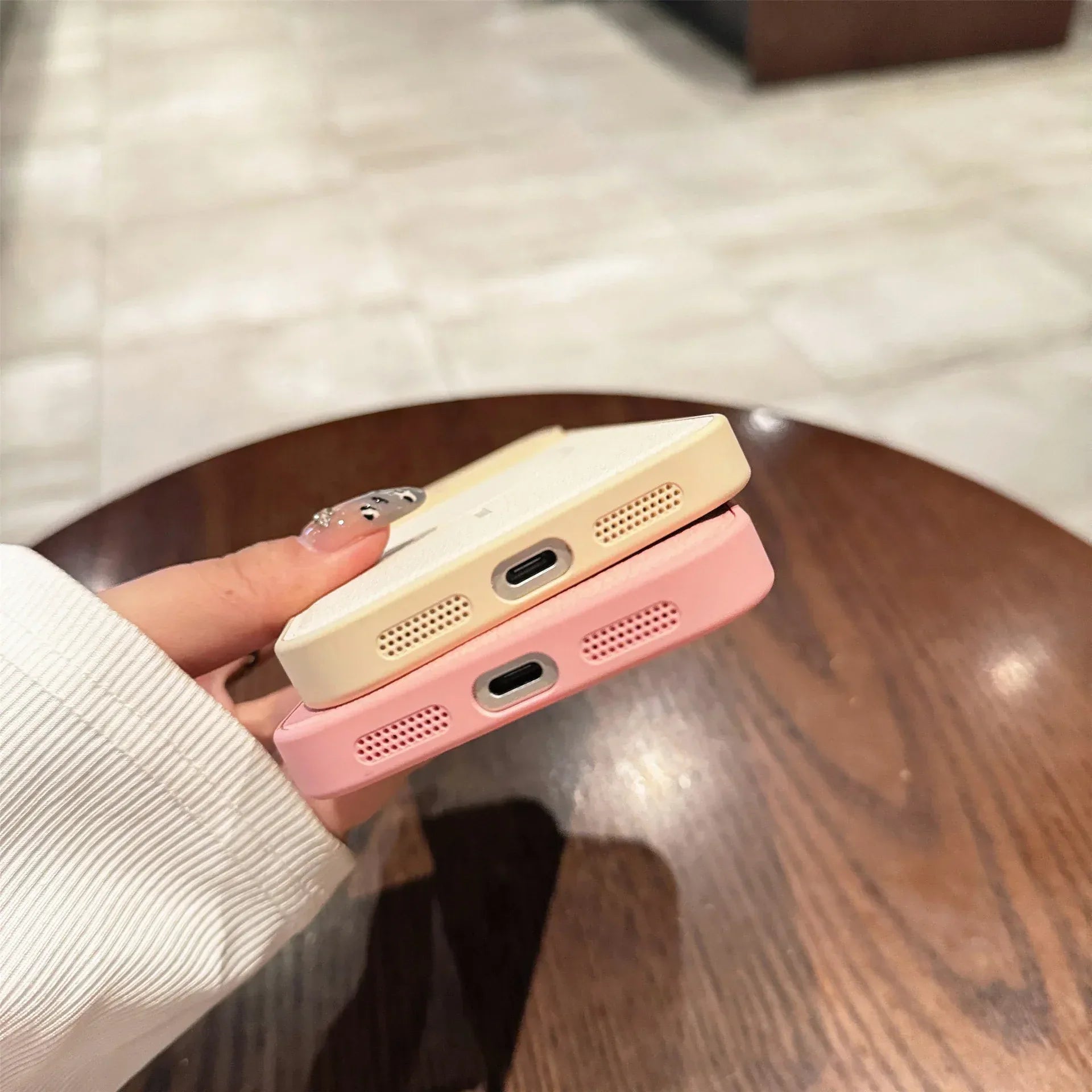Magnetic Suction Hole Protective Sleeve iPhone Case - Viexta