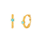 Round Rhinestone Earrings - Viexta