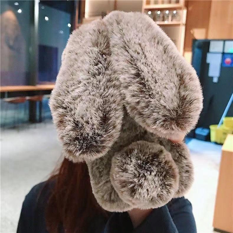 plush-loving-rabbit-drop-resistant-iphone-case - Viexta