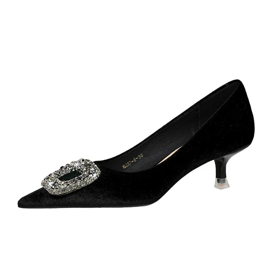 Stiletto Mid-heel Shallow - Viexta