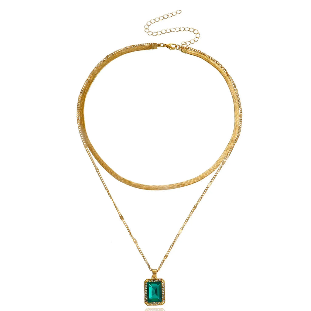 Snake Collar-Bone Double-layer Clavicle Chain - Viexta