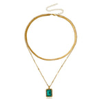 Snake Collar-Bone Double-layer Clavicle Chain - Viexta
