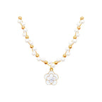 french-retro-camellia-necklace-for-women - Viexta