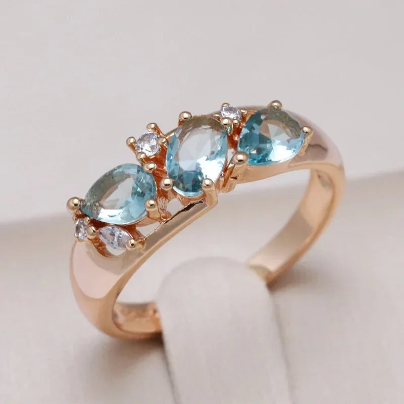 rose-gold-zircon-womens-ring - Viexta