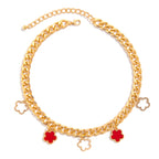 Parthenocissus Grass Pendant Necklace For Women