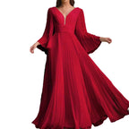 Women' V-neck Banquet Dress