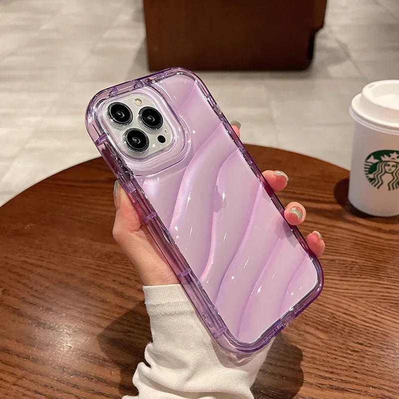 Water Ripple Transparent Drop-resistant Protective Cover for IPhone - Viexta
