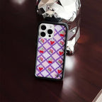 plaid-strawberry-star-iphone-case - Viexta
