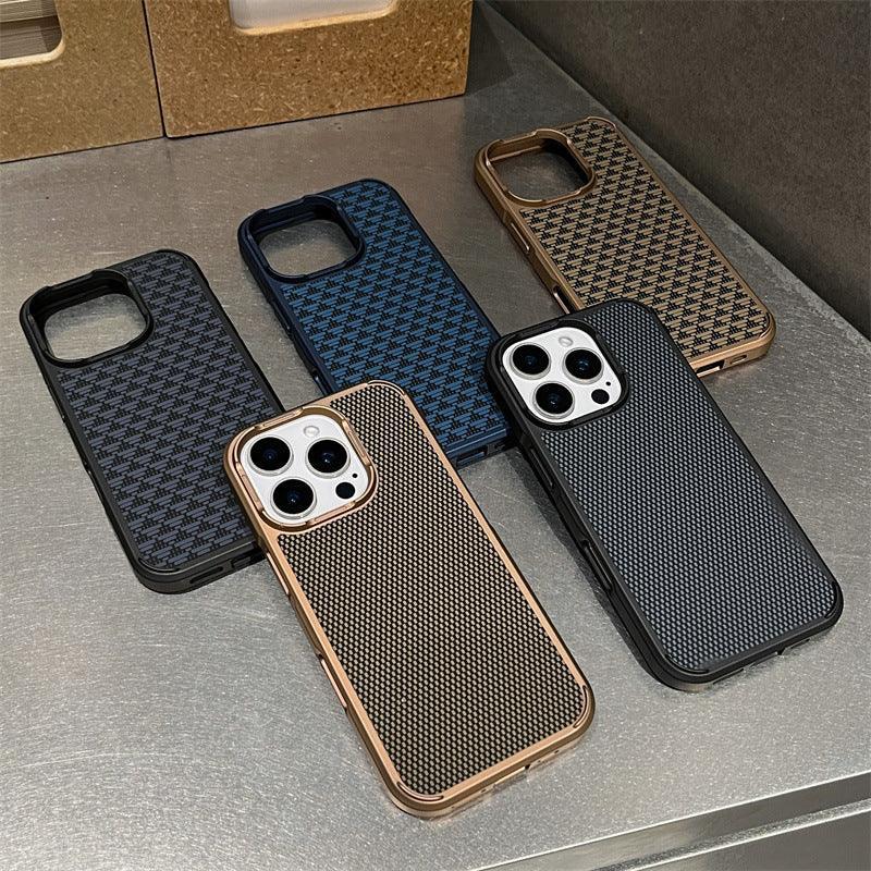 Carbon Fiber Magnetic Suction iPhone Case - Viexta