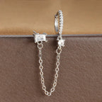 Single Row Square Ear Clip - Viexta