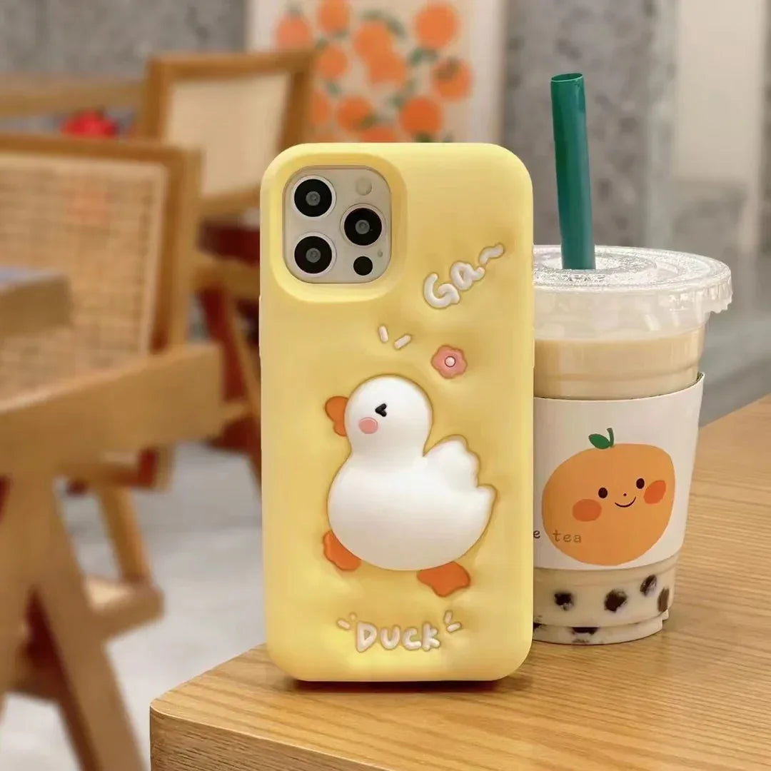 Decompression Duck iPhone Case - Viexta