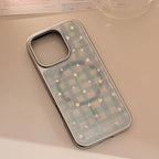Gilding Rotating Bow Magnetic Bracket iPhone Case - Viexta