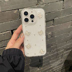 Stereo Glue Glitter Butterfly iPhone Case