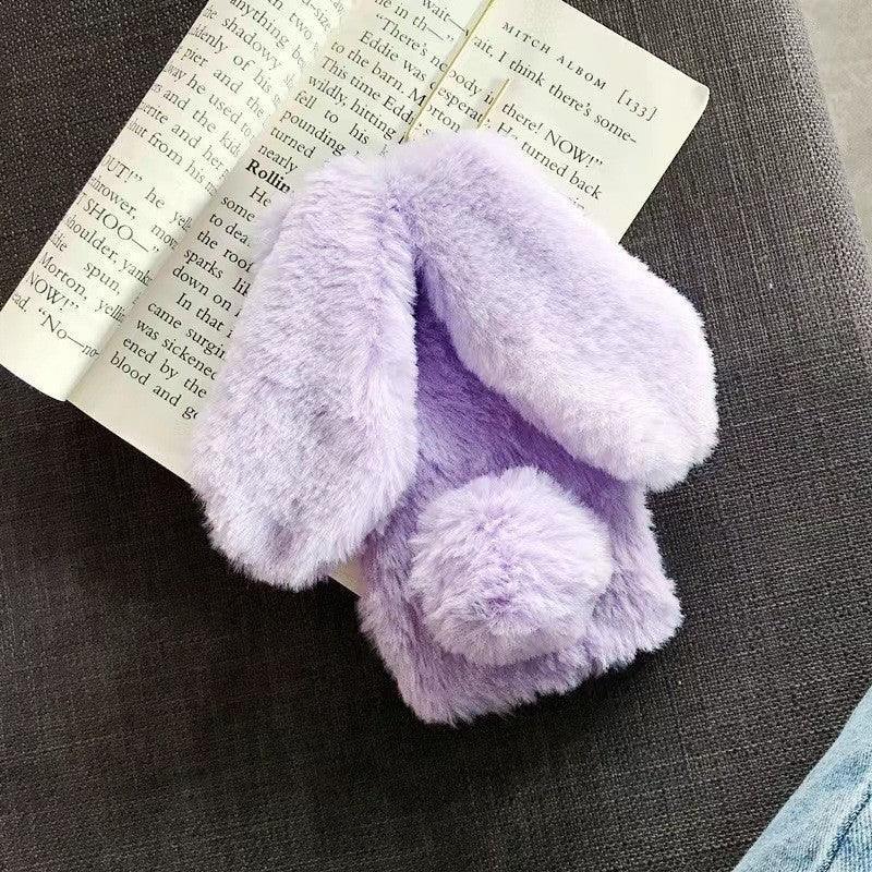 plush-loving-rabbit-drop-resistant-iphone-case - Viexta