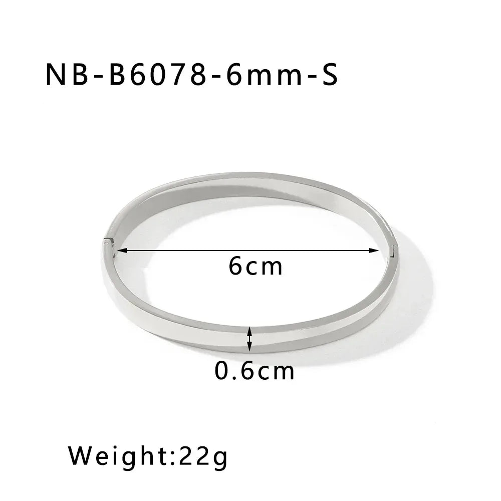 zircon-titanium-steel-electroplated-bracelet - Viexta