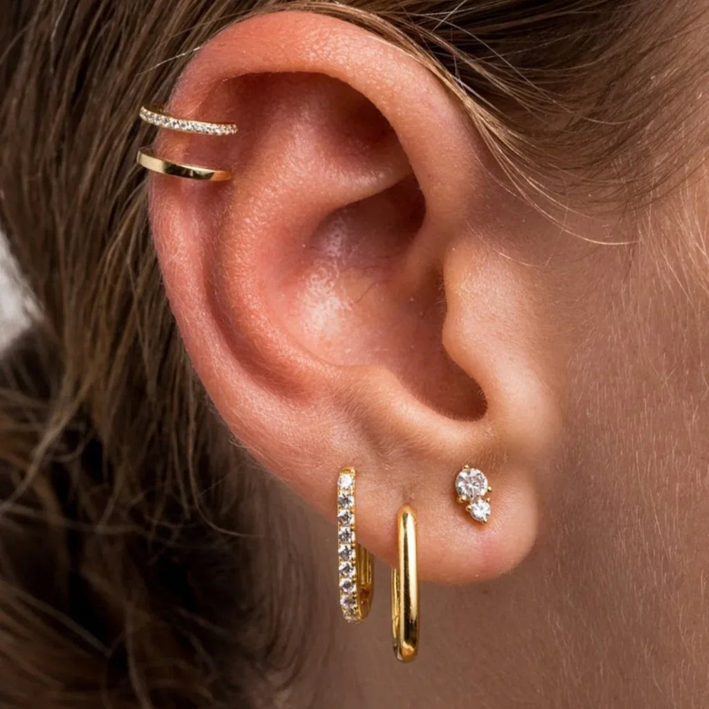 inlaid-zircon-geometric-versatile-ladies-earring-set - Viexta