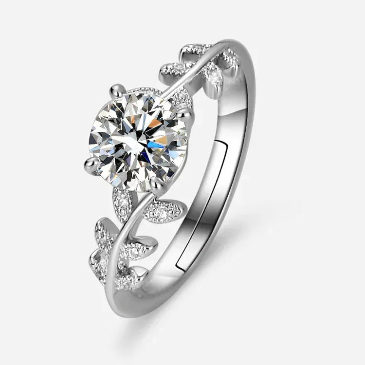 japanese-style-white-laurel-ring - Viexta