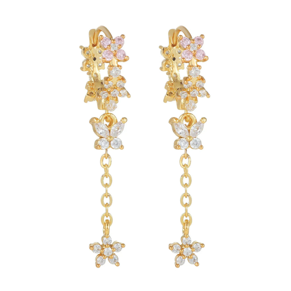 Tassel Water Drop Earrings - Viexta
