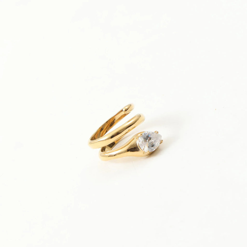 snake-multi-layer-titanium-steel-plating-ring - Viexta