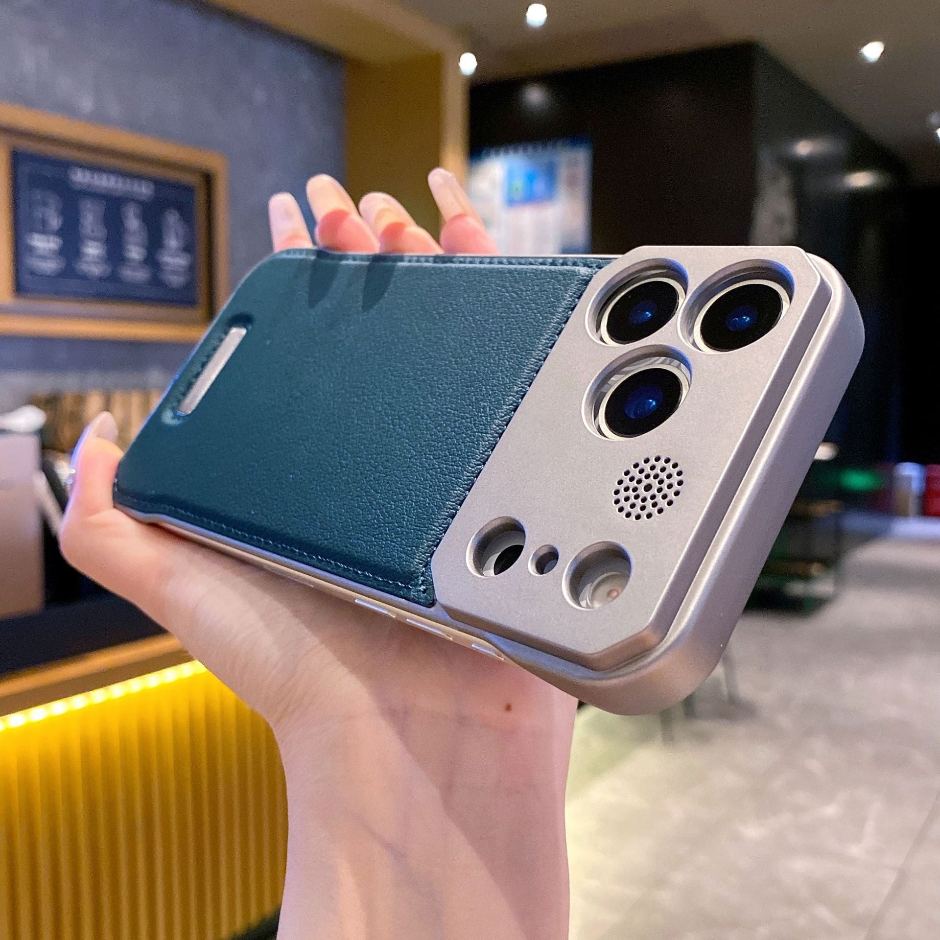 Aromatherapy Leather iPhone Case