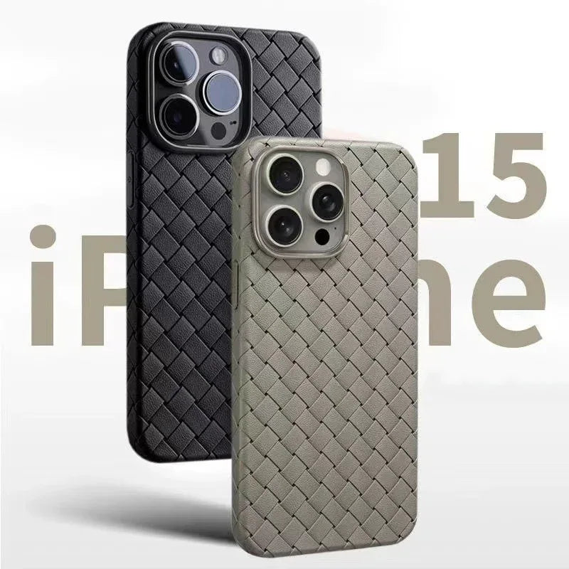Woven Pattern Heat Dissipation resistant Protective Cover for IPhone - Viexta