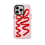 Large Hole Frosted Bow Feilin iPhone case - Viexta