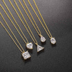 Zircon Micro-inlaid Necklace - Viexta