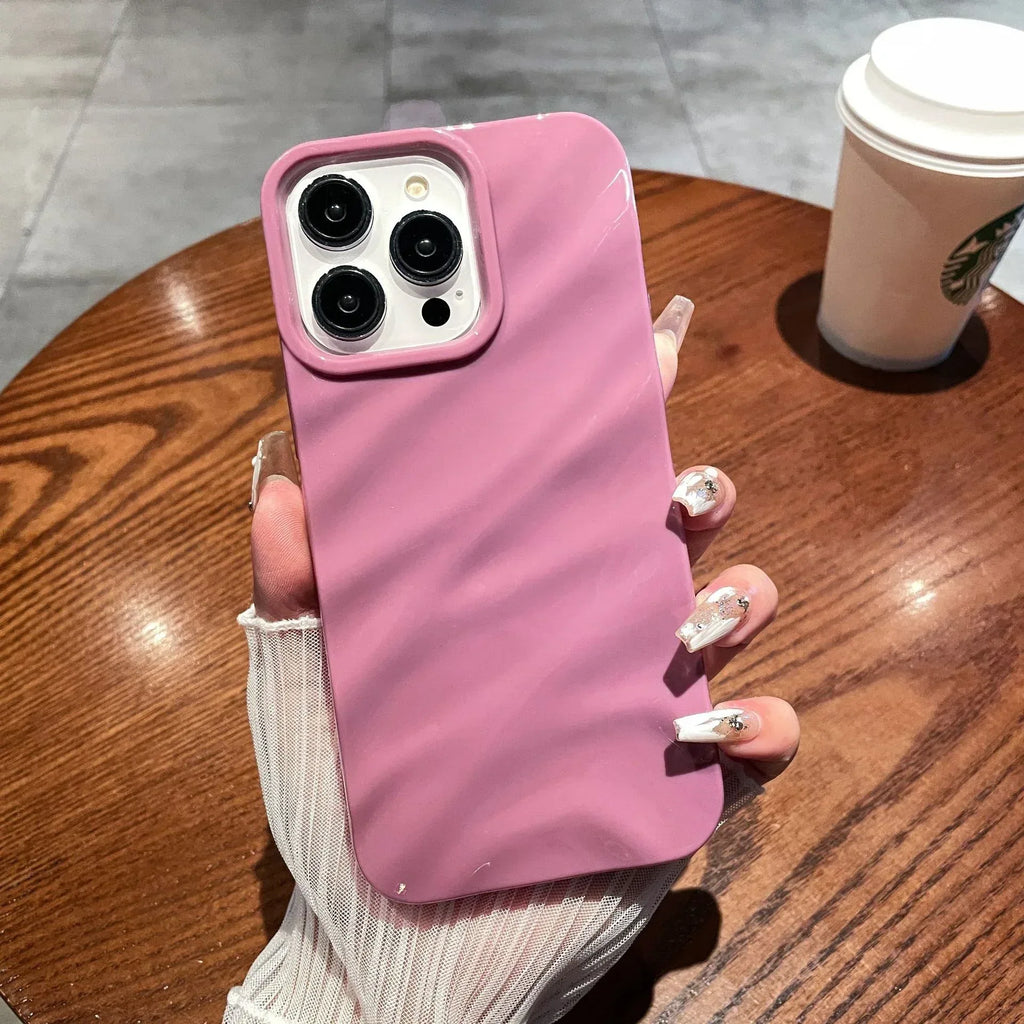 Three-dimensional Pleated iPhone Case - Viexta