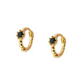 Round Rhinestone Earrings - Viexta