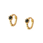 Round Rhinestone Earrings - Viexta