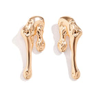 Lava Geometric Liquid Stud Earrings - Viexta