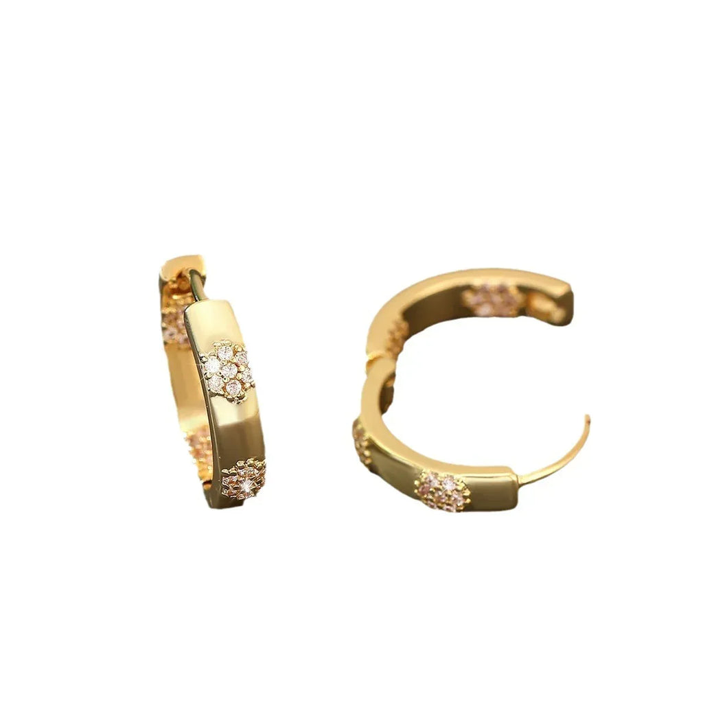 retro-matching-round-ear-clip-earrings - Viexta