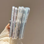 Epoxy Gradient Glitter With Rotating Bracket iPhone Cases