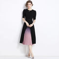 Split Flake Two-piece Chiffon Dress - Viexta