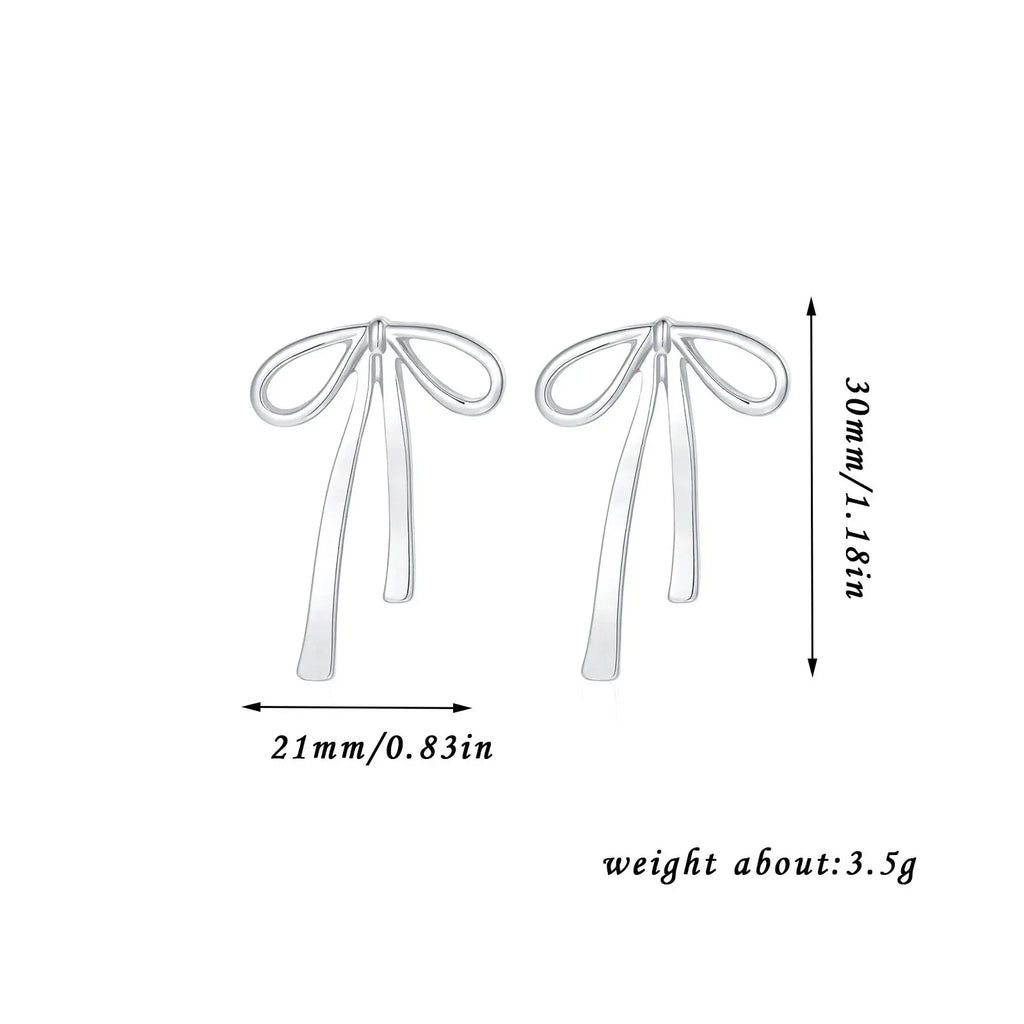 Lightweight Bow Earrings - Viexta
