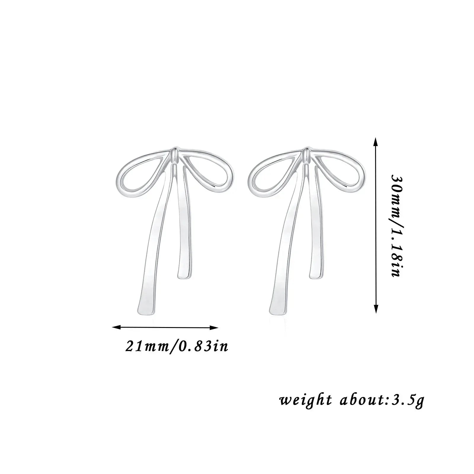 Lightweight Bow Earrings - Viexta