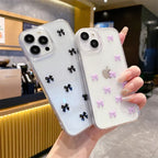 Epoxy Glitter Bow iPhone Case - Viexta