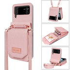 Cross-body Lanyard Flip Phone Case - Viexta