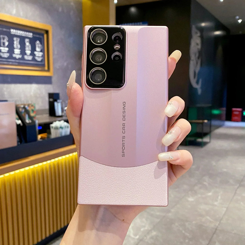 Color Block Matte SAMSUNG Phone Case - Viexta
