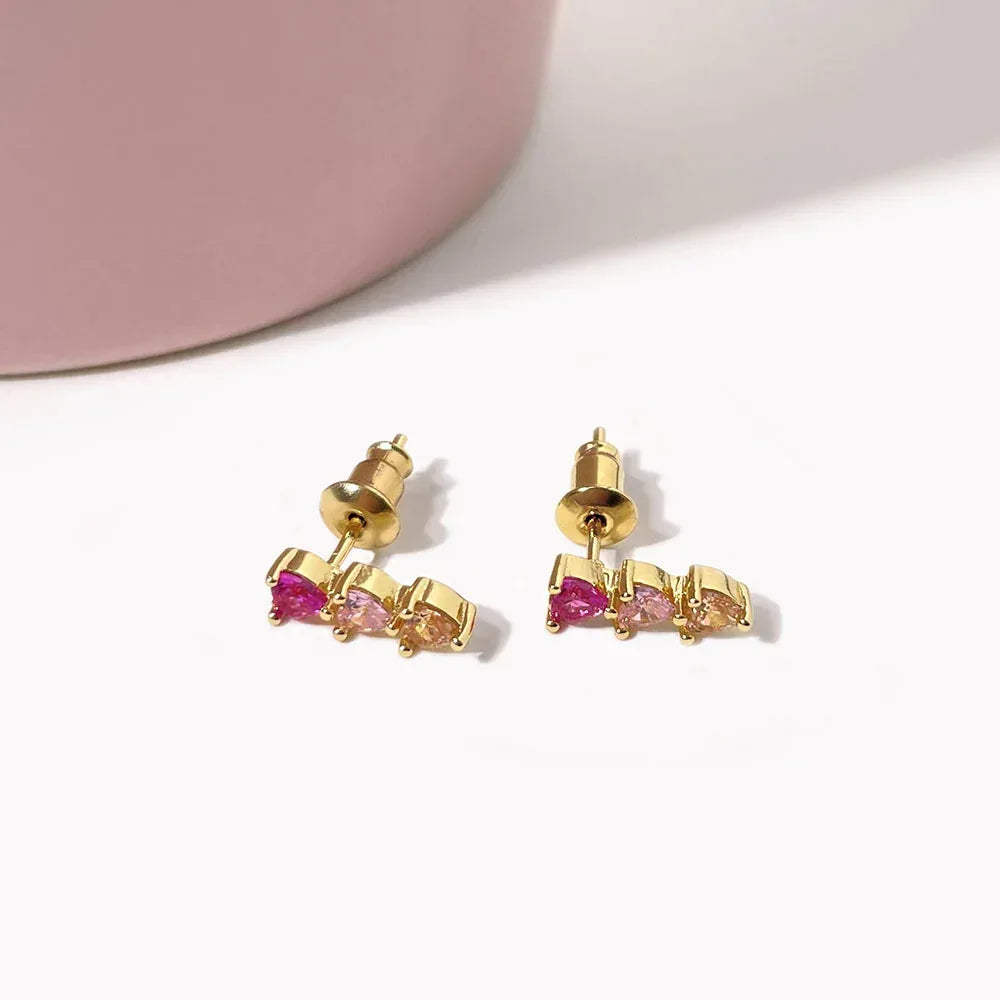 Gold Plated 18K Mini Studs - Viexta