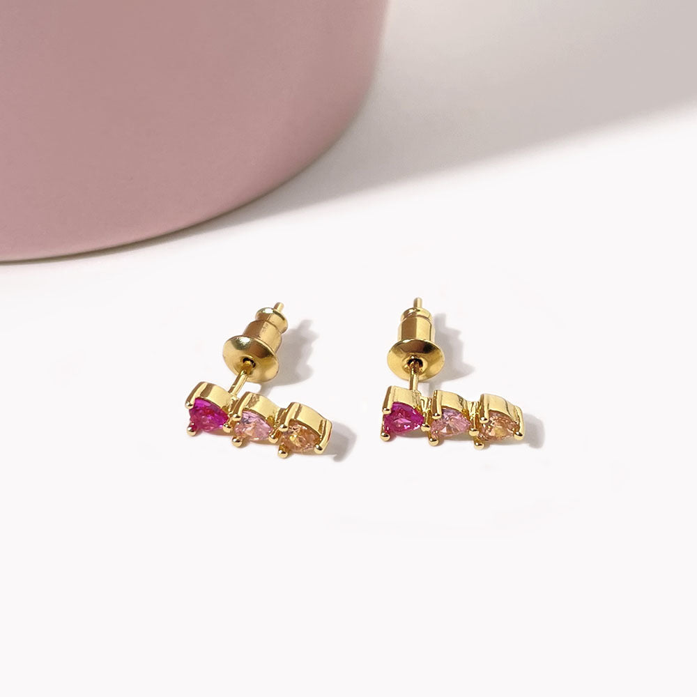 Gold Plated 18K Mini Studs