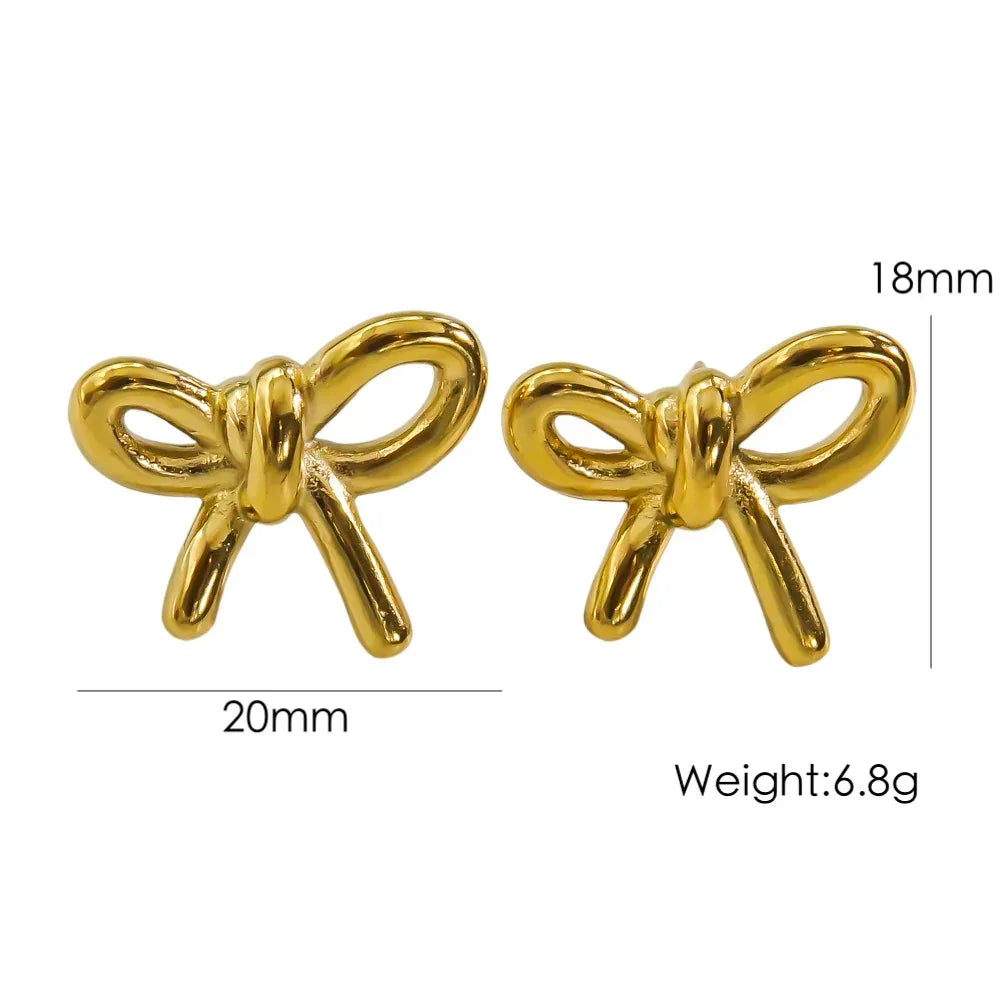 Bow Stainless Steel Necklace - Viexta