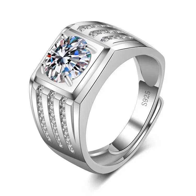 Six-claw 1 Karat Engagement Ring - Viexta