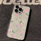Small Floral Silicone iPhone Case - Viexta