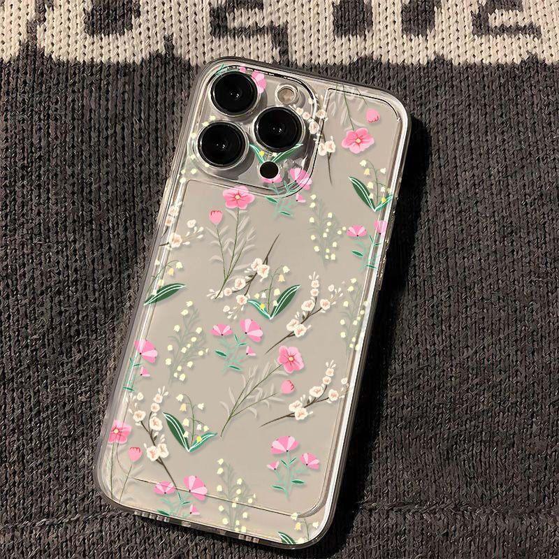Small Floral Silicone iPhone Case - Viexta