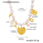 Ocean Series Baroque Shell Necklace - Viexta