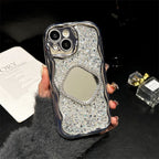 Heart Shape Mirror Sequins iPhone Case