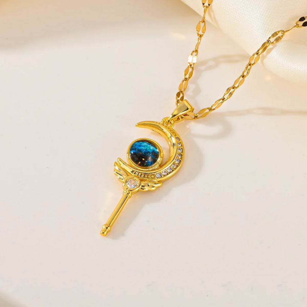 Fantasy Saturn Necklace For Women - Viexta