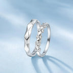 S925 Sterling Silver Couple's Pair Ring - Viexta